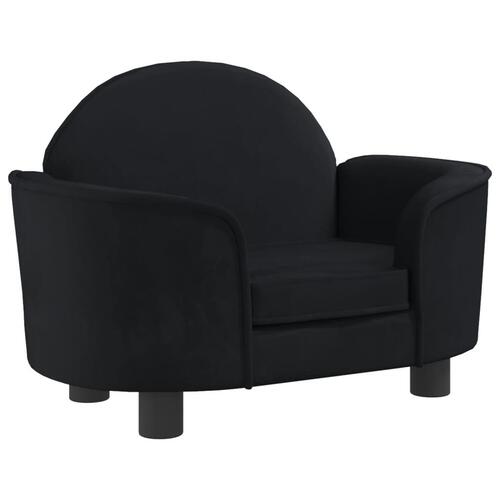 Hundeseng 66x40x45 cm velour sort