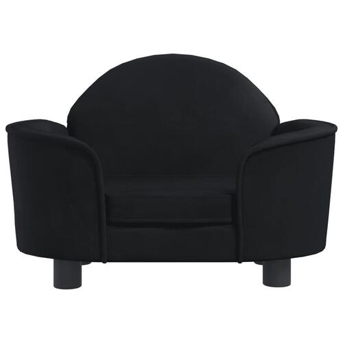 Hundeseng 66x40x45 cm velour sort