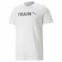 Kortærmet T-shirt til Mænd Puma Graphic Tr Hvid L
