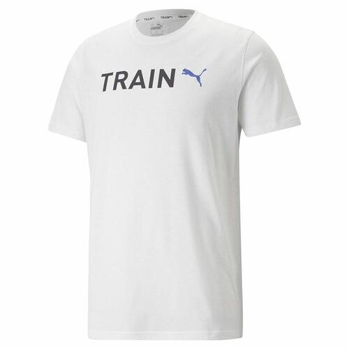 Kortærmet T-shirt til Mænd Puma Graphic Tr Hvid M