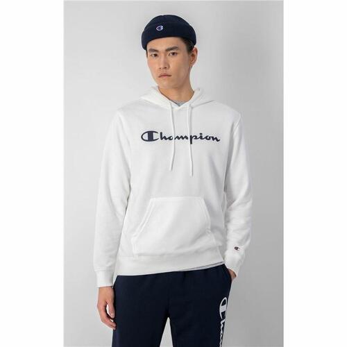Hættetrøje til Mænd Champion Hvid 2XL