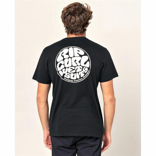 Kortærmet T-shirt Rip Curl Wettie Essential Sort Mænd XL