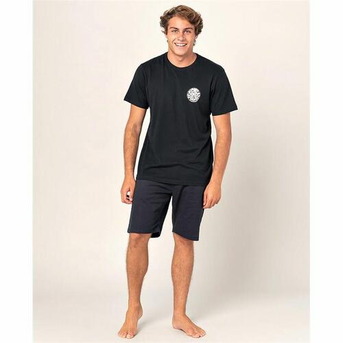 Kortærmet T-shirt Rip Curl Wettie Essential Sort Mænd XL