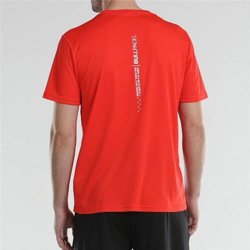 Kortærmet T-shirt til Mænd Bullpadel Afile Rød XL