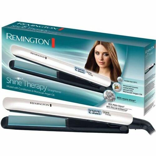 Glattejern Remington Shine Therapy S8500 Hvid Sort/Sølvfarvet