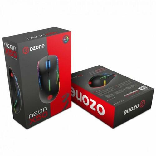 Mus OZONE Neon X50 Sort 3200 DPI