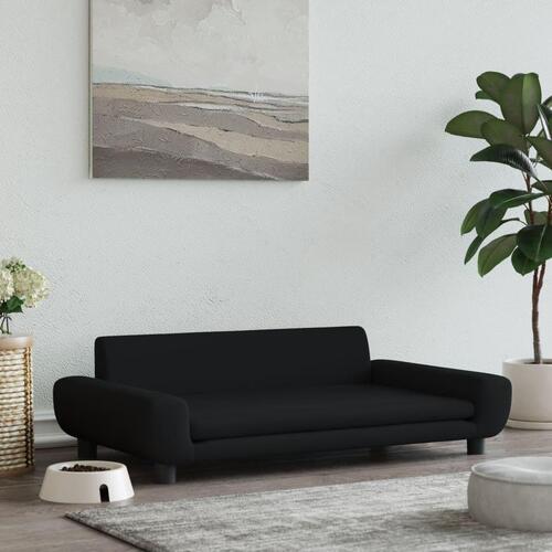 Hundeseng 100x54x33 cm velour sort