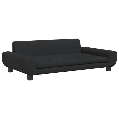 Hundeseng 100x54x33 cm velour sort