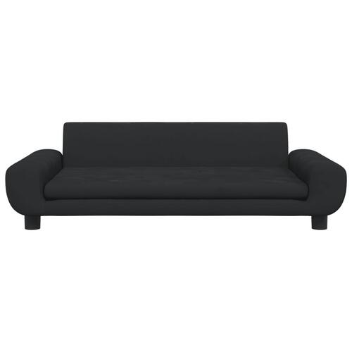 Hundeseng 100x54x33 cm velour sort