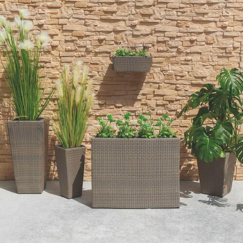 Urtepotte Marlene Rattan 42 x 42 x 90 cm