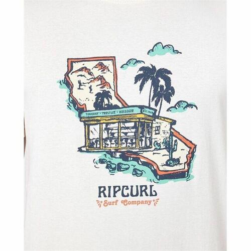 T-shirt Rip Curl Framed Hvid Mænd M