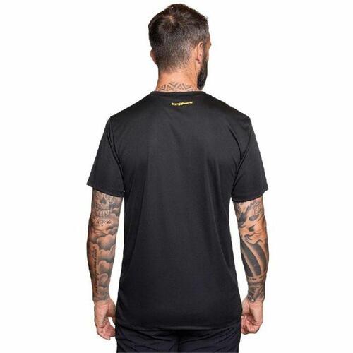 Kortærmet T-shirt til Mænd Trangoworld Loiba Sort L