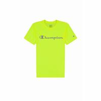 Kortærmet T-shirt til Mænd Champion Crewneck Limegrøn M