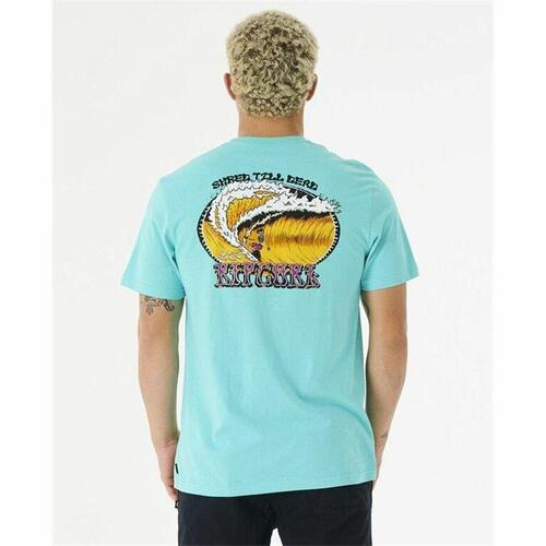 T-shirt Rip Curl Slasher Akvamarin Mænd XL