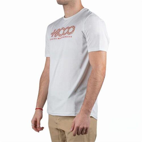 Kortærmet T-shirt til Mænd +8000 Usame Hvid S