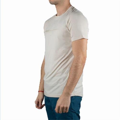 Kortærmet T-shirt til Mænd +8000 Uvero Beige XL