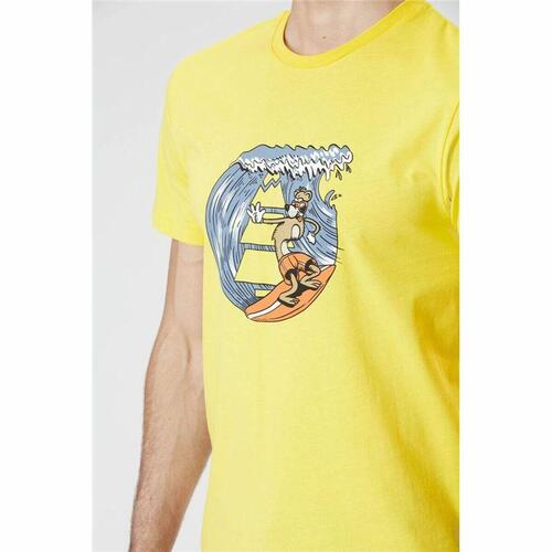 T-shirt Picture Basement Weasurf Gul Mænd S