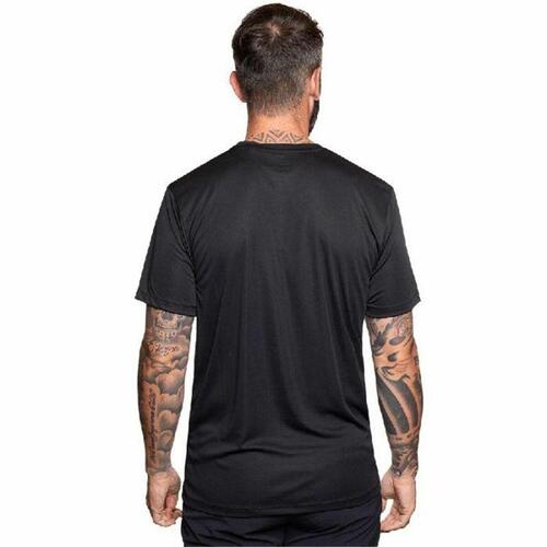 Kortærmet T-shirt til Mænd Trangoworld Cajo Th Sort XL