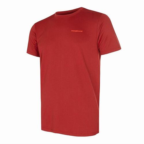 Kortærmet T-shirt til Mænd Trangoworld Ovre Rød S