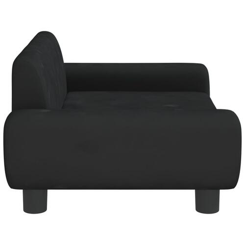 Hundeseng 70x45x33 cm velour sort