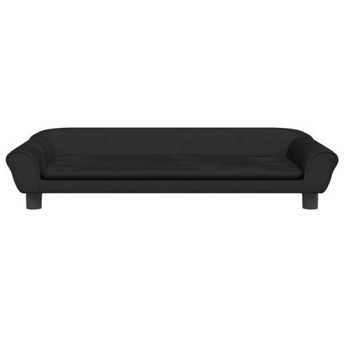 Hundeseng 100x50x21 cm velour sort