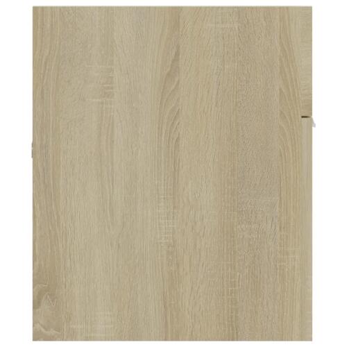 Skab til håndvask 100x38,5x46 cm konstrueret træ sonoma-eg