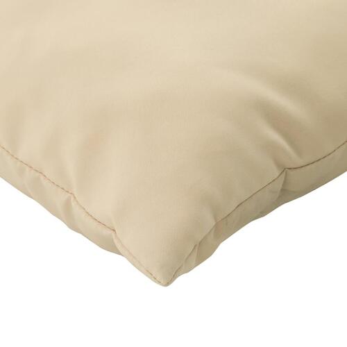 Udendørspuder 4 stk. 60x60 cm stof beige