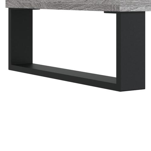 Sofabord 60x60x30 cm konstrueret træ grå sonoma-eg