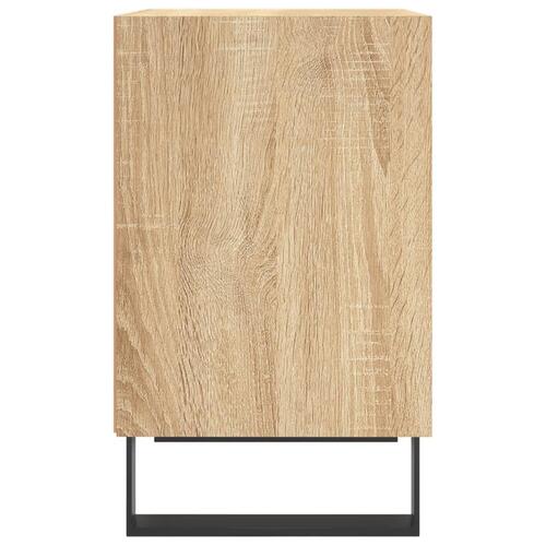 Sengeborde 2 stk. 40x30x50 cm konstrueret træ sonoma-eg