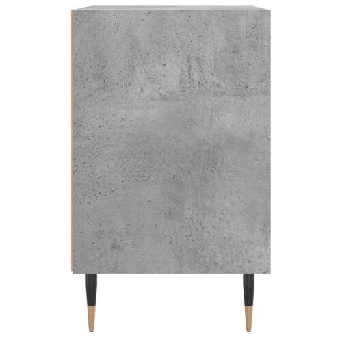 Sengeborde 2 stk. 40x30x50 cm konstrueret træ betongrå
