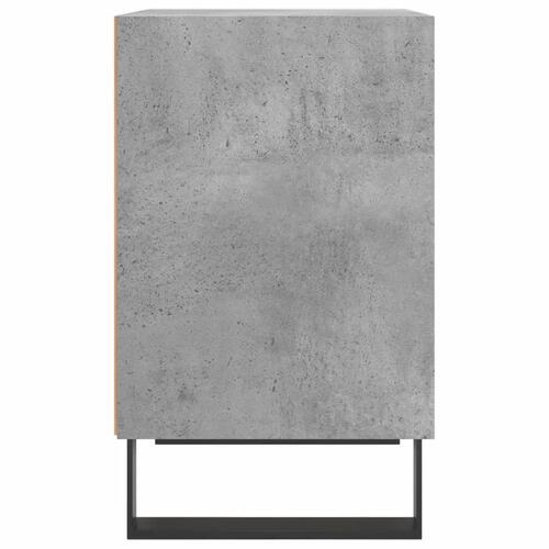 Sengeborde 2 stk. 40x30x50 cm konstrueret træ betongrå