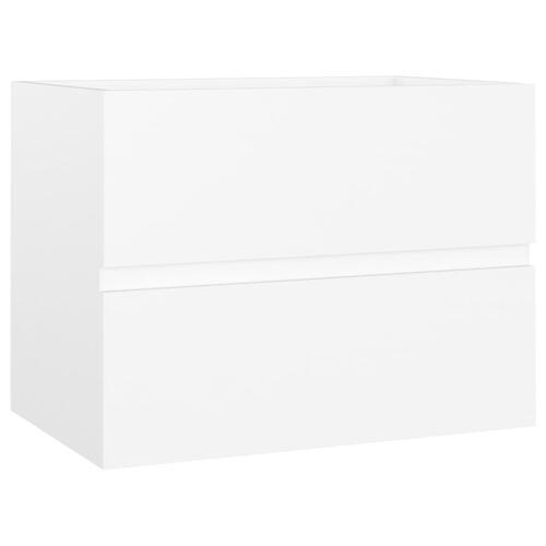Skab til håndvask 60x38,5x45 cm konstrueret træ hvid