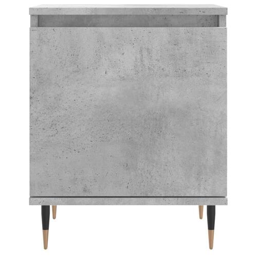 Sengeborde 2 stk. 40x30x50 cm konstrueret træ betongrå