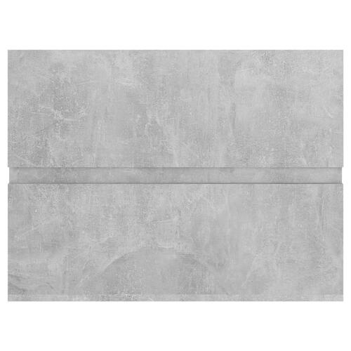 Skab til håndvask 60x38,5x45 cm konstrueret træ betongrå