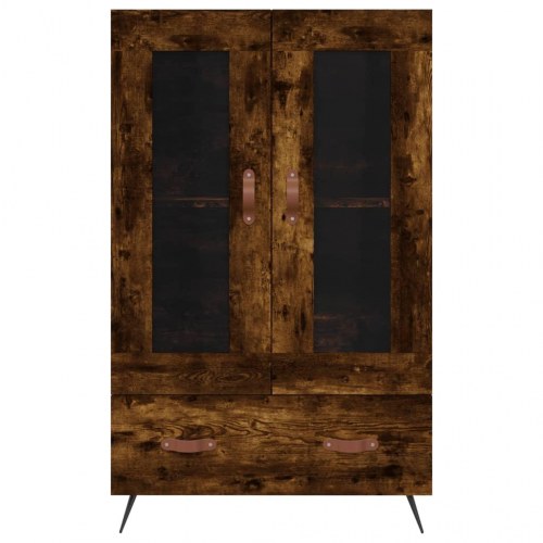 Skab 69,5×31×115 cm i konstrueret træ - røget sonoma-eg