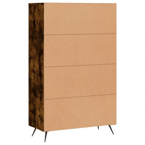 Skab 69,5×31×115 cm i konstrueret træ - røget sonoma-eg