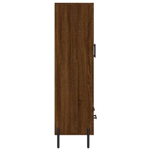 Skab 69,5x31x115 cm konstrueret træ brun sonoma-eg