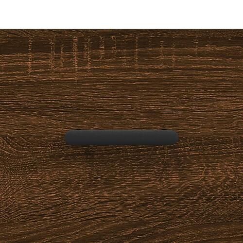 Skab 69,5x31x115 cm konstrueret træ brun sonoma-eg