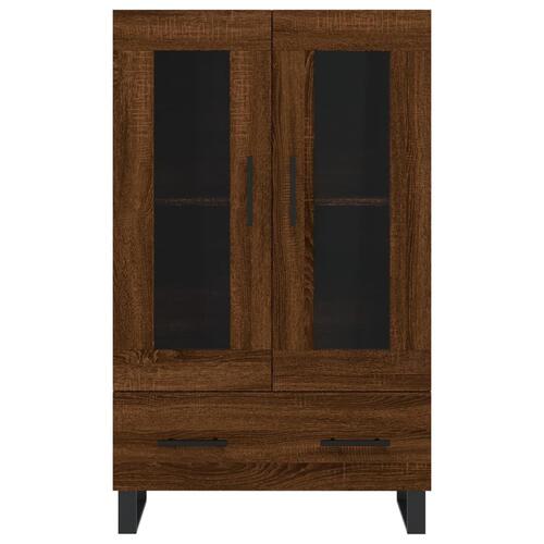 Skab 69,5x31x115 cm konstrueret træ brun sonoma-eg
