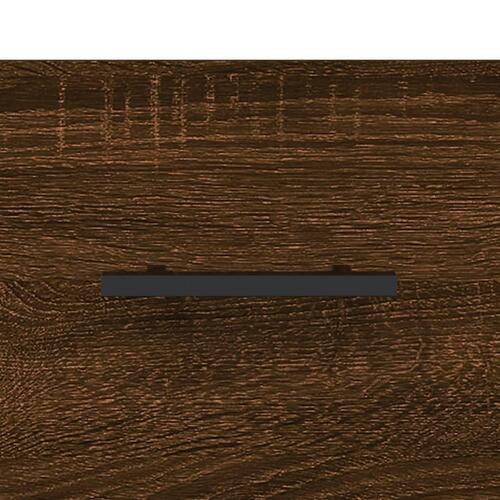 Skab 69,5x31x115 cm konstrueret træ brun sonoma-eg