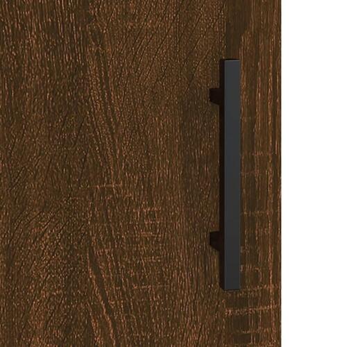 Skab 69,5x31x115 cm konstrueret træ brun sonoma-eg