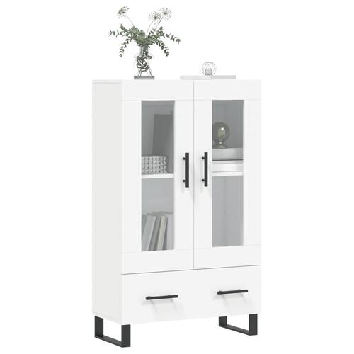 Skab 69,5x31x115 cm konstrueret træ hvid