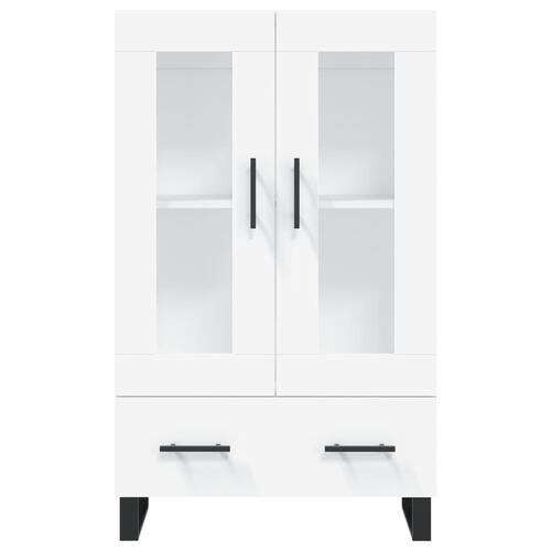 Skab 69,5x31x115 cm konstrueret træ hvid