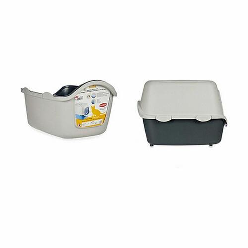 Kattebakke Stefanplast Antracit Lysegrå Plastik 56,5 x 39,5 x 39 cm (20 enheder)