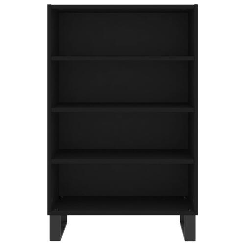 Skab 57x35x90 cm konstrueret træ sort