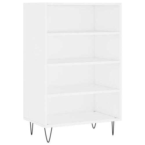 Skab 57x35x90 cm konstrueret træ hvid