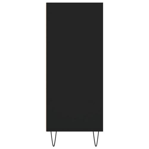 Skab 57x35x90 cm konstrueret træ sort
