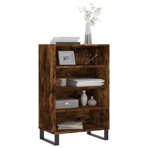 Skab 57x35x90 cm konstrueret træ røget egetræ