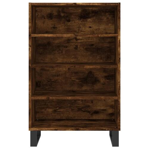 Skab 57x35x90 cm konstrueret træ røget egetræ