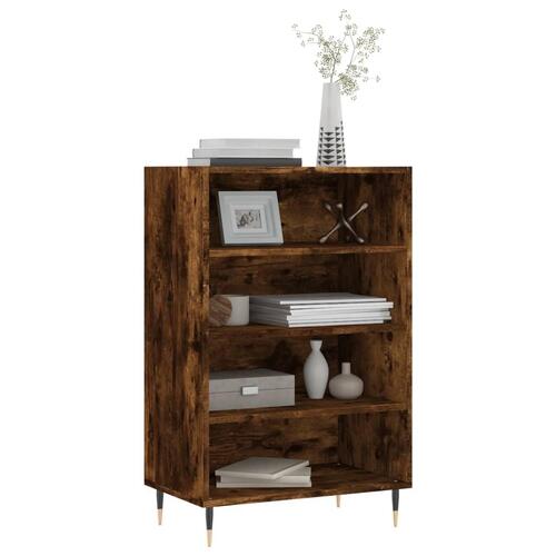 Skab 57x35x90 cm konstrueret træ røget egetræ
